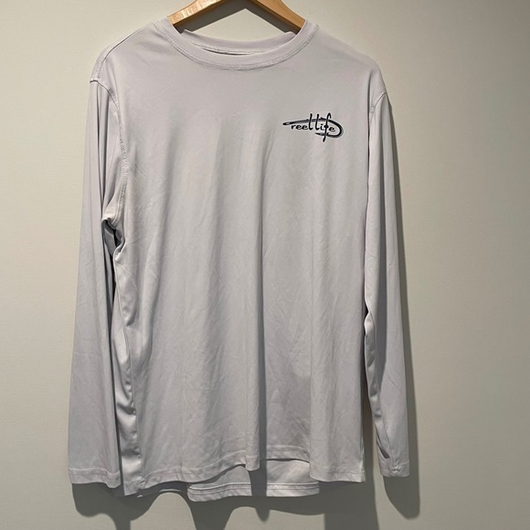 Reel Life Beach Bummin' Long Sleeve Fishing T-Shirt - Men's Large - Picture 1 of 4